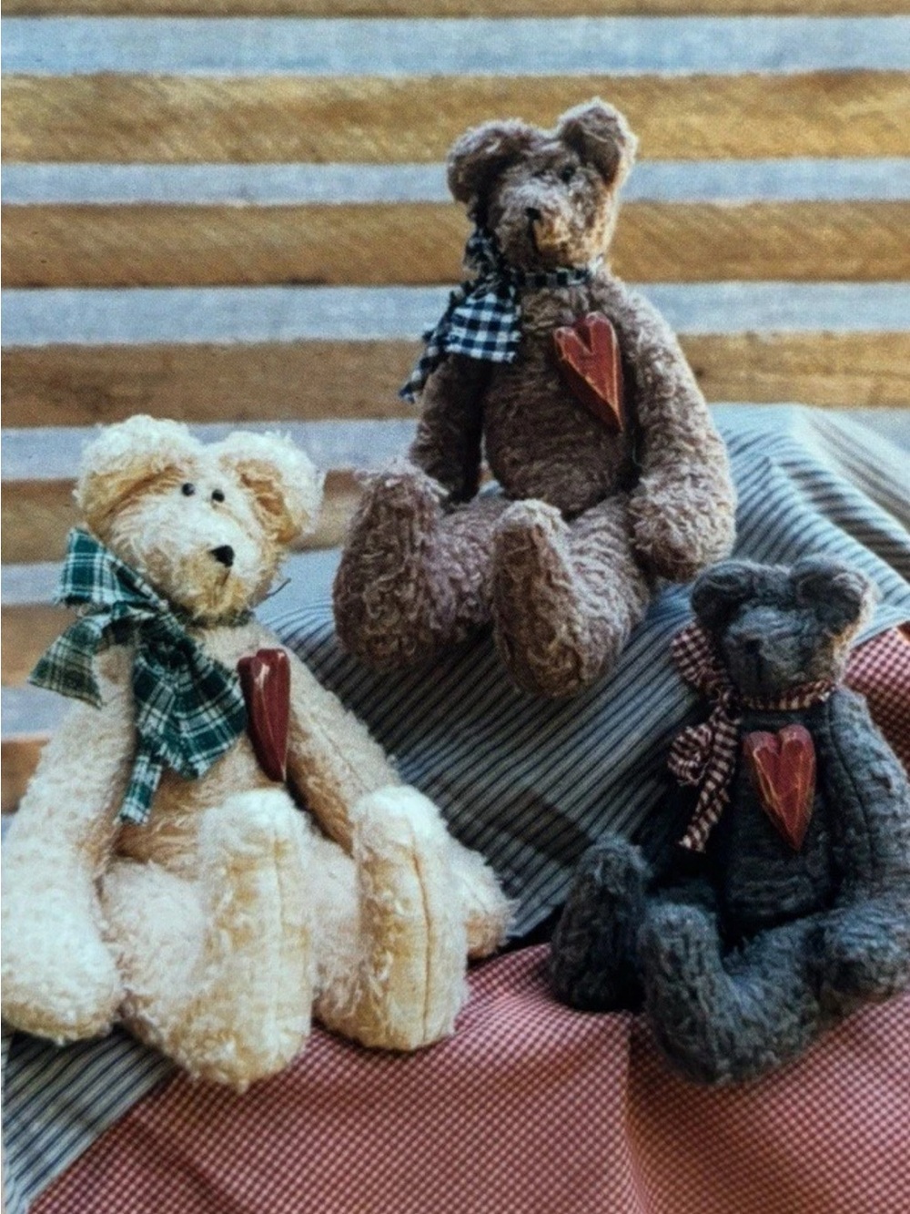 PATTERN A Stitch In Time~ #144 Antique Bears NEW!